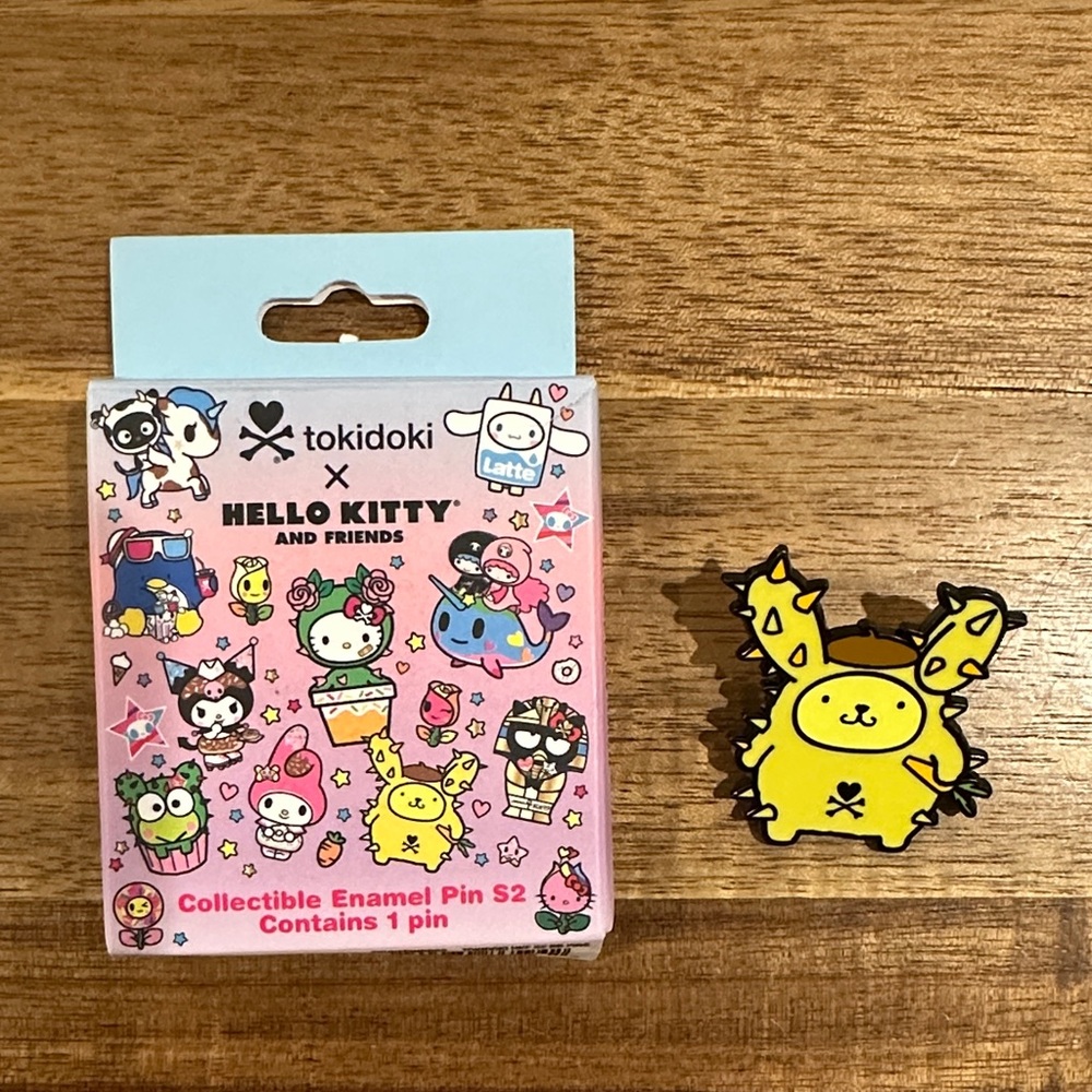 tokidoki x Hello Kitty Yellow Enamel Pin